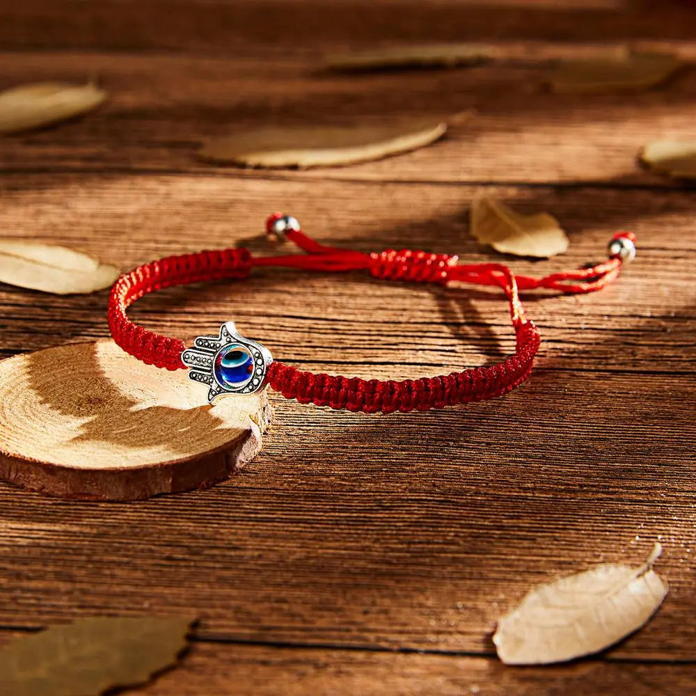 Red outlet hamsa bracelet