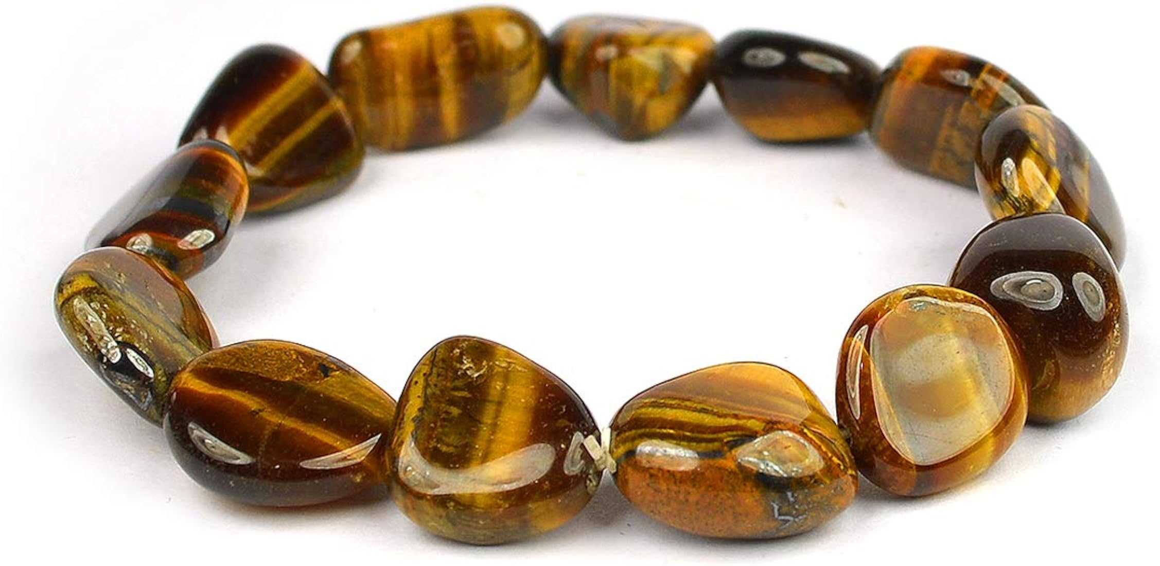 Wearing tiger eye bracelet Clearance